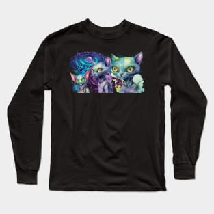 Alien Cats Long Sleeve T-Shirt